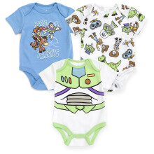 Disney Toy Story Infant Baby Boys 3 Pack Cosplay body bl/modr 24 mescu