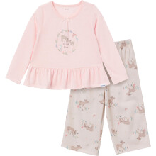 Gerber Meisjes 2-delige Pyjama Set (Vlamwerende Top + Broek), Hert, 5T