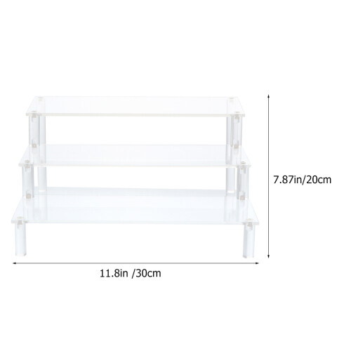 Clear Cupcake Mit Licht, Abnehmbarer Kuchen Display Organizer 2