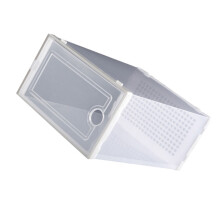 2Stk. Kunststoff Transparent Schublade Wandmontage (Weiß)