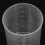 20 messbecher mit deckel, 100 ml, transparent, für laborgebrauch 7