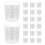 20 messbecher mit deckel, 100 ml, transparent, für laborgebrauch 9