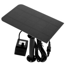 Solar Teichpumpe Schwarz, Resin Brunnen Für Garten Und Vogelbad