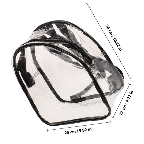 durchsichtiger robuster rucksack leichte schultertragetasche 1