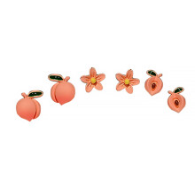 6 Teile Ohrringe Pfirsich Ohrstecker Pink