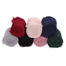 Polyester Fransenbänder Mehrfarbig Geschenkdeko Stoffband