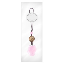 handytasche mit anhänger charm, handyhalterung für handtasche, pink