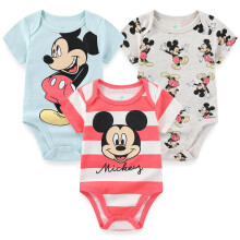Disney Baby Toy Story Mickey Mouse Cars Winnie the Pooh, paquete de 3 monos para reciιn nacidos y bebιs