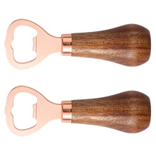 2 Flaschenöffner Sodawasser Holz Manuell