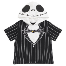 Disney Nightmare Before Christmas Jack Skellington Sp?db?rn Baby Drenge H?tte H?tte Matchende Familie Cosplay T-shirt Sort 18 m?neder