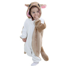 FHSFDZSW Unisex Vliegende Eekhoorn Baby Kostuum, Flanellen Dieren Halloween Onesie