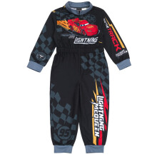Disney Cars Lightning McQueen French Terry Racing Overall mit Reiverschluss fr kleine Jungen, Schwarz, 78