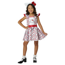Hello Kitty Party Pop Kleid Kinderkostm Klein