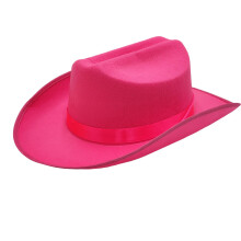 The Dreidel Company Hot Pink Cowboy-Westernhut aus Filz, 55,9 cm Umfang, Verkleidung, Kostm, Kleidung fr Kinder, Rollenspiele, Partygeschenke