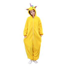 HQFURS Costume da unicorno unisex per bambini Pigiama a tutina per animali Regali di Natale di Halloween 4t