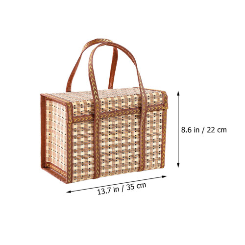 Geflecht Korb Handkorb Eiablage Picknick Geschenk 1