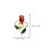 4 Rose Metall Tischdekoration 9