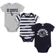 Gerber Baby Boys' NFL 3-Pack Onesie Bodysuit Texans 6-12 m?neder
