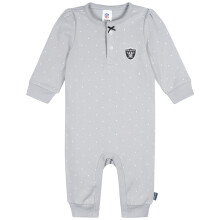 Gerber Baby Meisjes NFL Team Voetloze Romper, Raiders, 3-6 Maanden