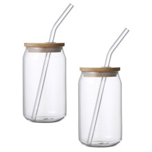 2Stk Wassergläser Mit Deckel Tragbarer Becher