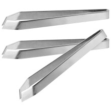 3-teilige Fischgrätenpinzette, Präzisionspinzette, Federausziehhilfe silber
