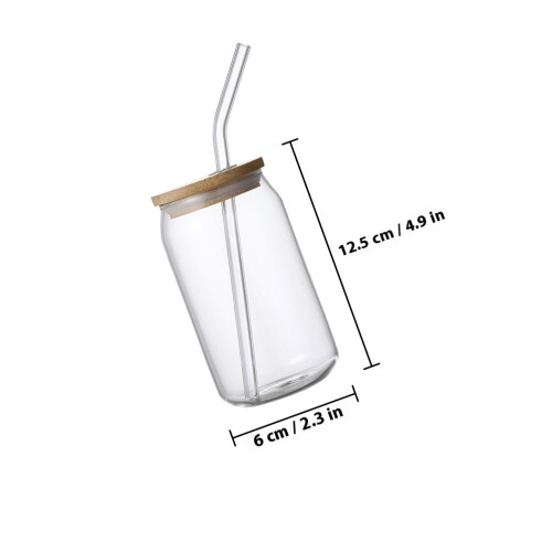 2Stk Wassergläser Mit Deckel Tragbarer Becher 1