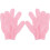 2 duschpeeling-badhandschuhe aus nylon, pink 3