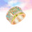 life tree fingerring, retro design, metall, größe 9 4