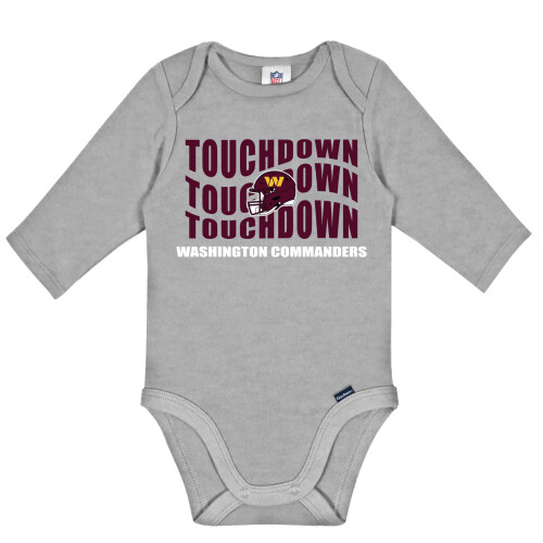 Gerber Gerber Baby NFL 2-Pack Long Sleeve Onesie, Washington Commanders, 0-3 Months 2