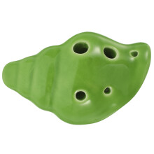 Ocarina Céramique Vert 6 Trous Instrument Pour Enfants