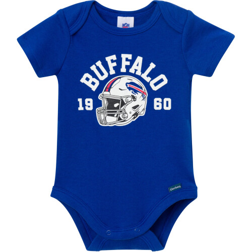 Gerber Gerber Αγόρια 3-Pack NFL Σαλοπέτα, Bills, 6 Μηνών 1