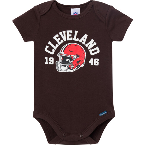 Gerber Gerber NFL 3er-Pack Einteiler fr Babys, Jungen, Browns NFL 3er-Pack, 6 Monate 1