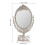 1 -schminkspiegel retro-stil mit relief- -design 2