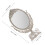 1 -schminkspiegel retro-stil mit relief- -design 3