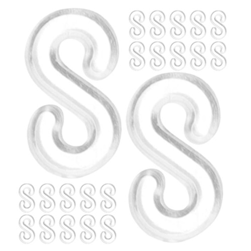 1000 kunststoff s-förmig clips für gummibänder