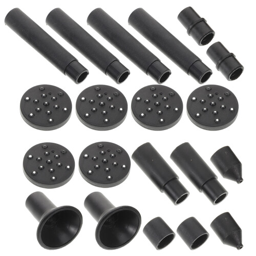 2 sets solar kunststoff mit adapter für teich, pool, aquarium