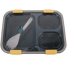 mikrowellenfeste bento-lunchbox mit luftdichtem verschluss, mehrteilig