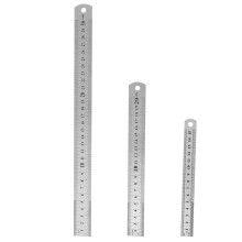 3-teilige -lineale, doppelseitig bedruckt