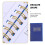 Compacte Blauwe Dagplanner Met Metalen Cover En Weekschema's 8