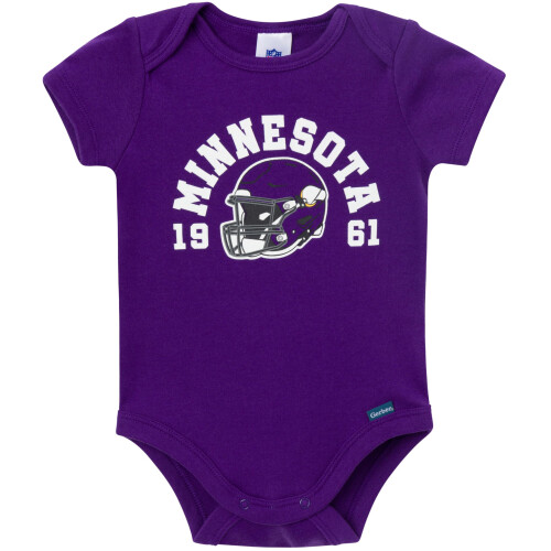 Gerber Gerber NFL 3er-Pack Einteiler fr Babys, Jungen, Vikings NFL 3er-Pack, 6 Monate 1