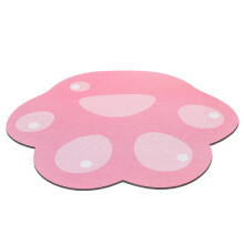 Natürlicher Gummi Mauspad Katzenpfoten Design Anti-Rutsch Pink