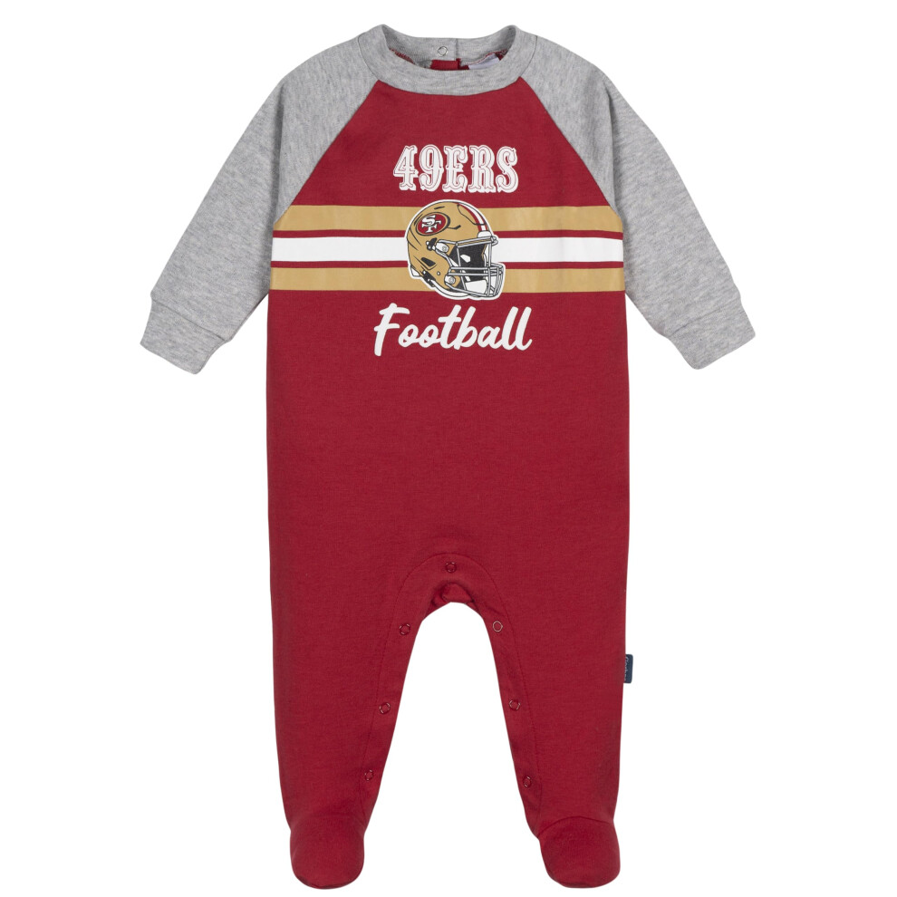 Photos - Other Trainers Gerber Baby NFL Team Footed Coverall 49Ers 3-6 Months FN256112SFN 