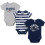 Gerber Gerber NFL Lot de 3 bodys pour bb garon Broncos 18 mois 1