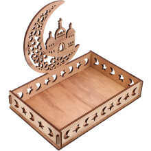 ramadan gefärbtes essensTablett für dessert und snacks