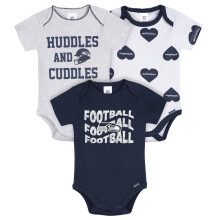 Gerber Baby Meisjes NFL 3-Pack Rompertje, Seahawks, 18 Maanden