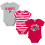 Gerber Gerber NFL 3-Pack Onesie Body Falcons bb garon 18 mois 1