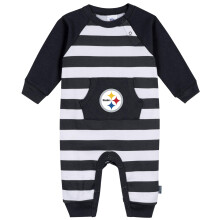 Gerber Baby jongens NFL Team Voetloze Romper, Steelers, 0-3 maanden