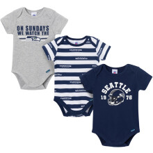 Gerber Baby Boys' NFL 3-Pack Onesie Bodysuit Seahawks NFL 3-Pack6 Months