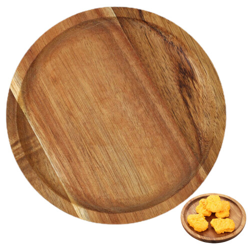 servierplatte aus holz für , , tee, und snacks 2