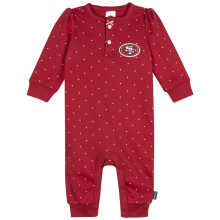 Gerber Meisjes NFL Team Voetloze Romper, 49Ers, 6-9 Maanden